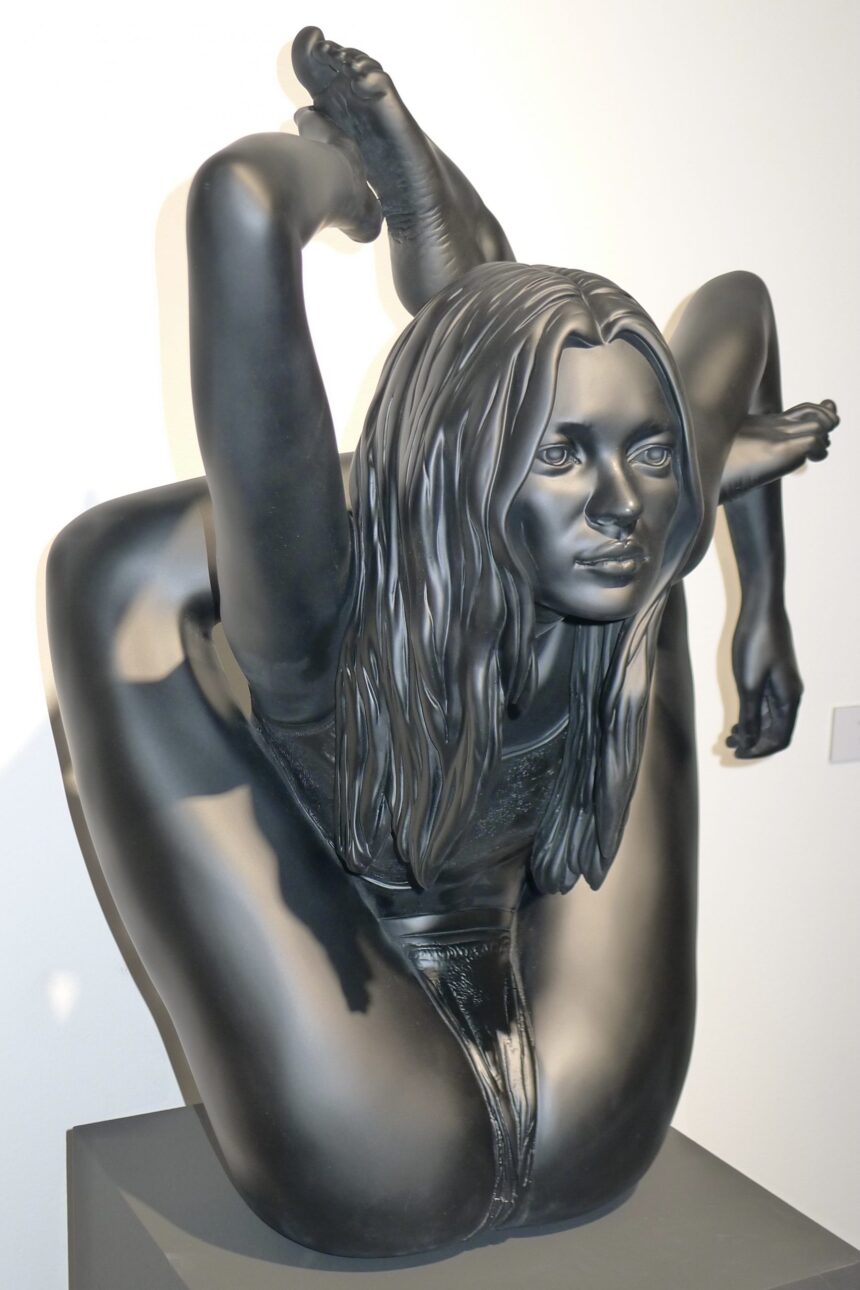 Sculpture of Kate Moss by Marec Quinn