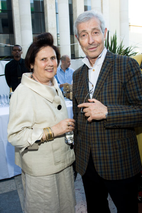 Suzy Menkes /Herald Tribüne/ & Didier Grumbach /President of the Federation Franchise de la Couture/