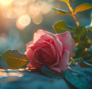 a beautiful rose flower
