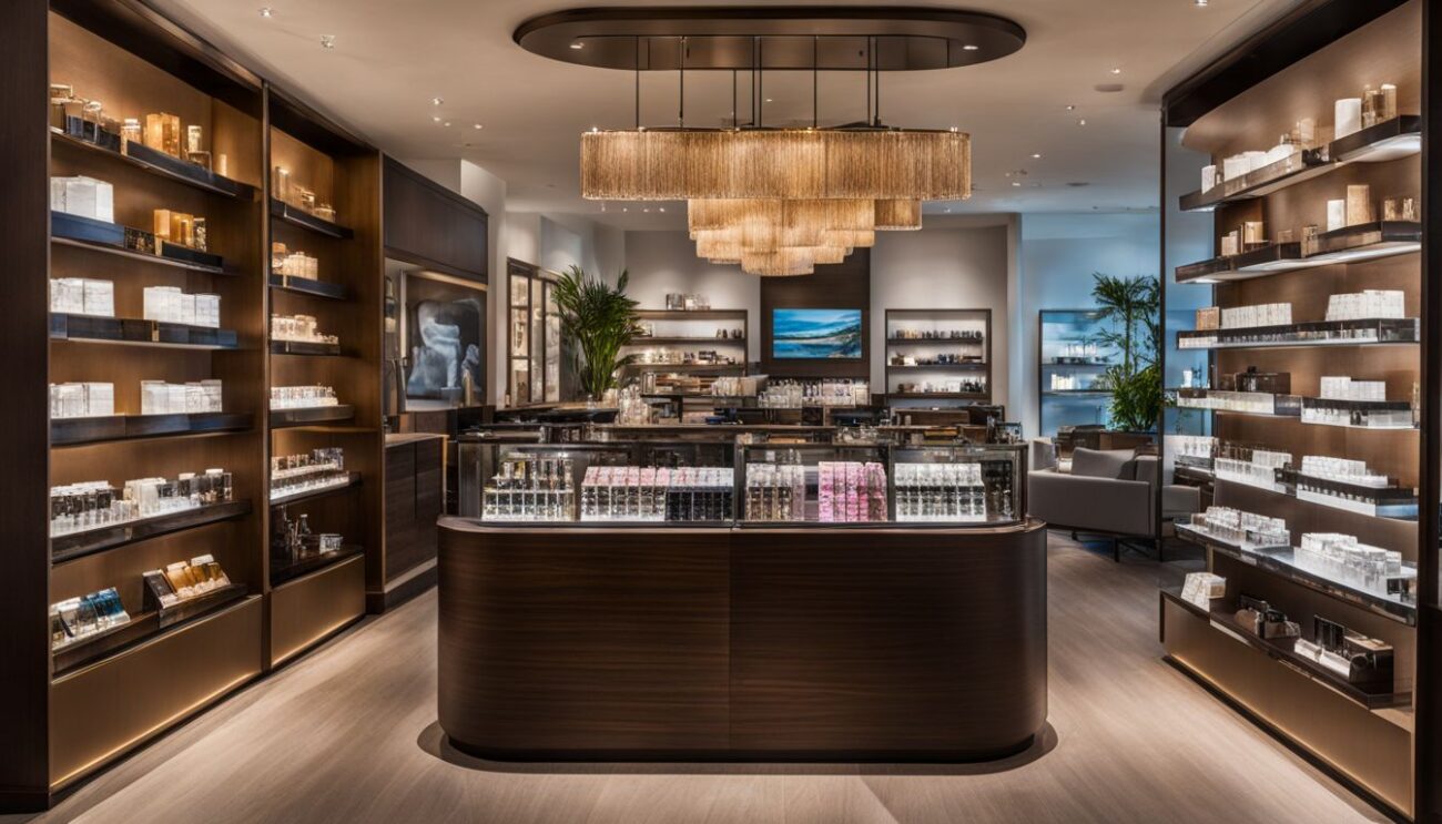 A top brands fragrance shop in a chic NYC boutique