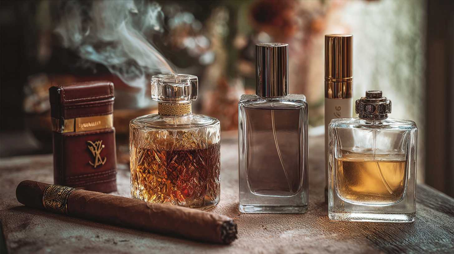 a few popular expensive tobacco perfumes and a
