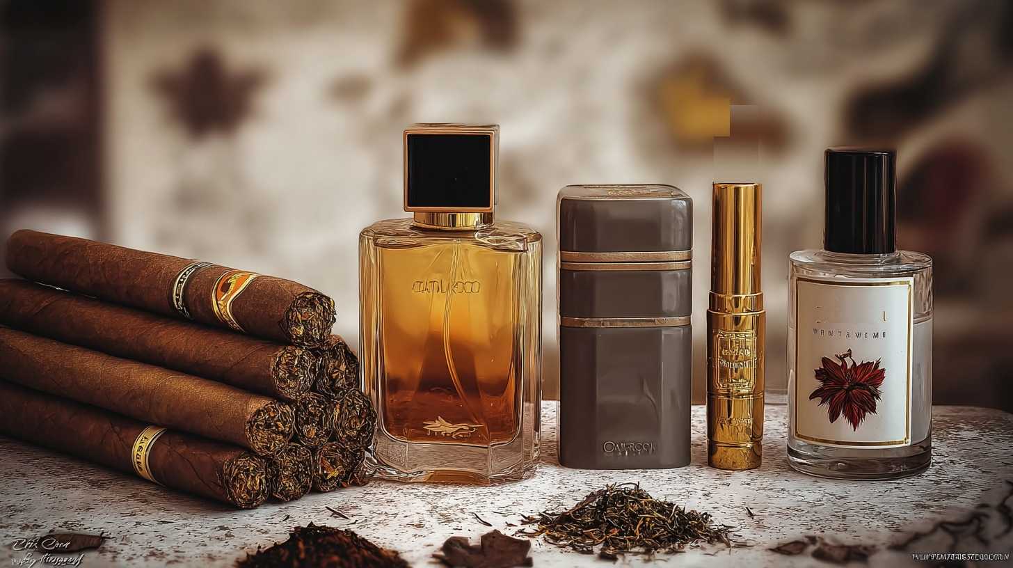 a few popular expensive tobacco perfumes and a