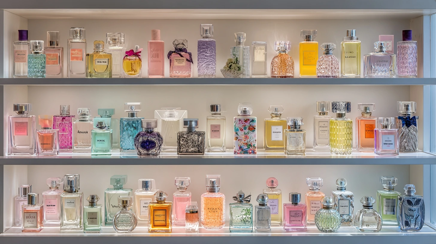 modern and classic female perfume brands in the