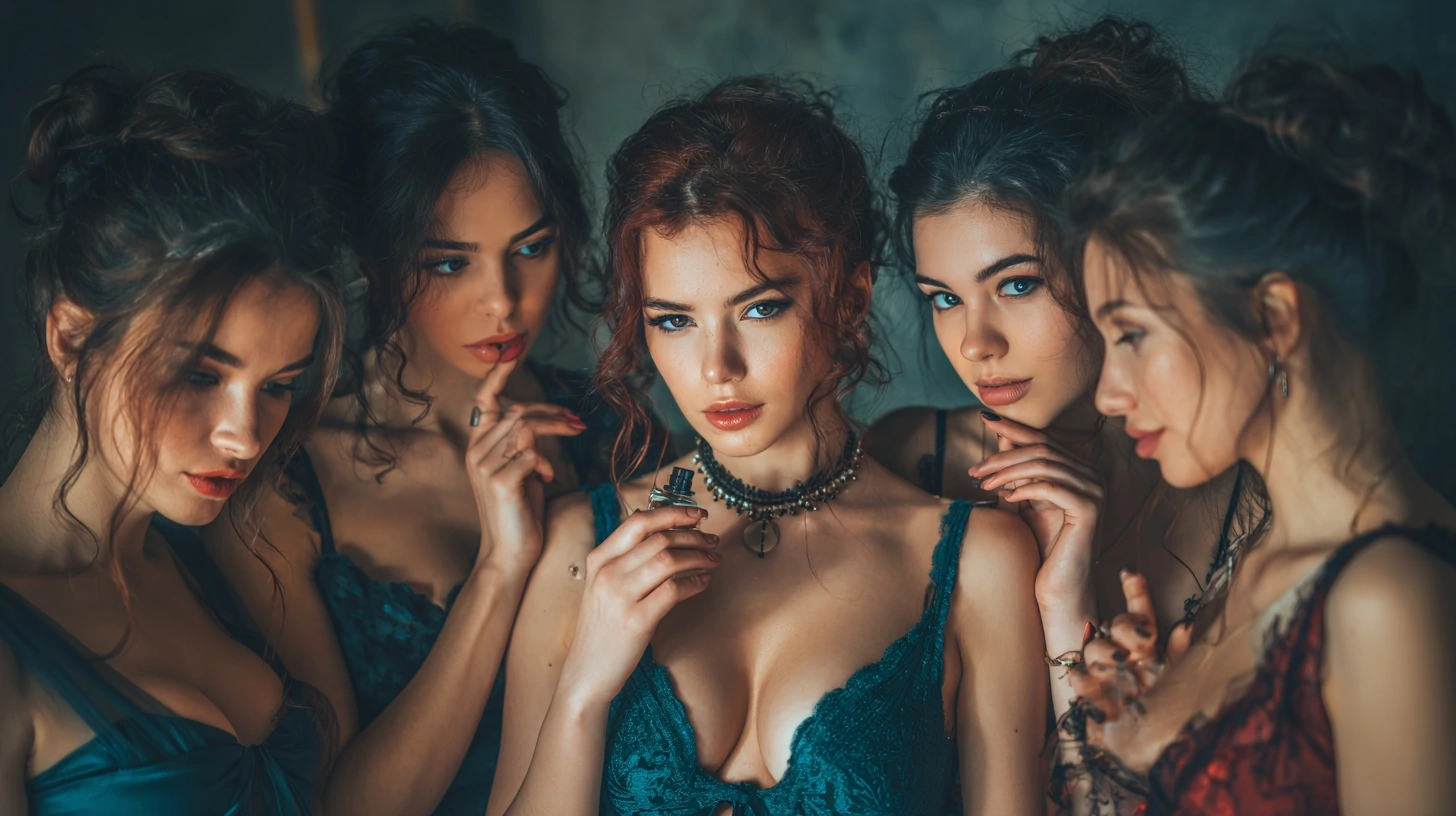 a group of gorgeous exquisite women discuss best