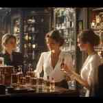a group of successful women in a lovely perfumes
