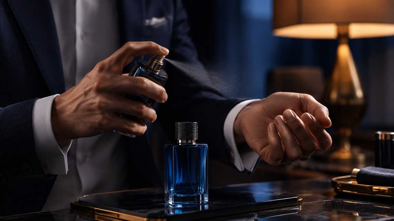 Elegant Grooming in Soft Lighting