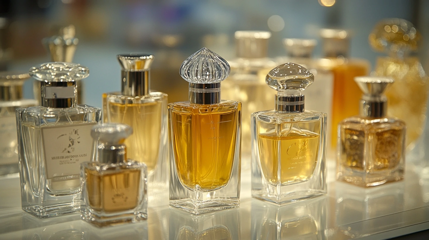 pheromone perfumes in modern bottles of different