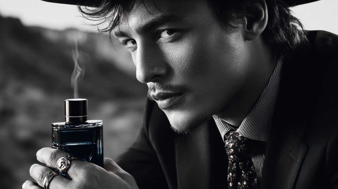 A good smell perfume for a real man Advertisement