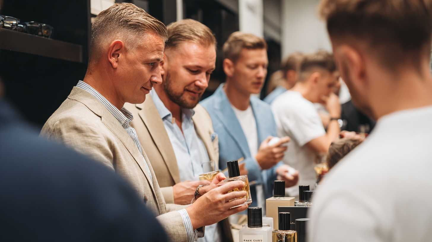 A group of well-dressed men of different ages in