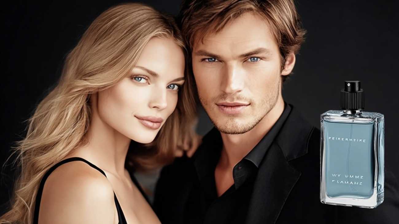 A woman attracted to a pheromone-perfumed man