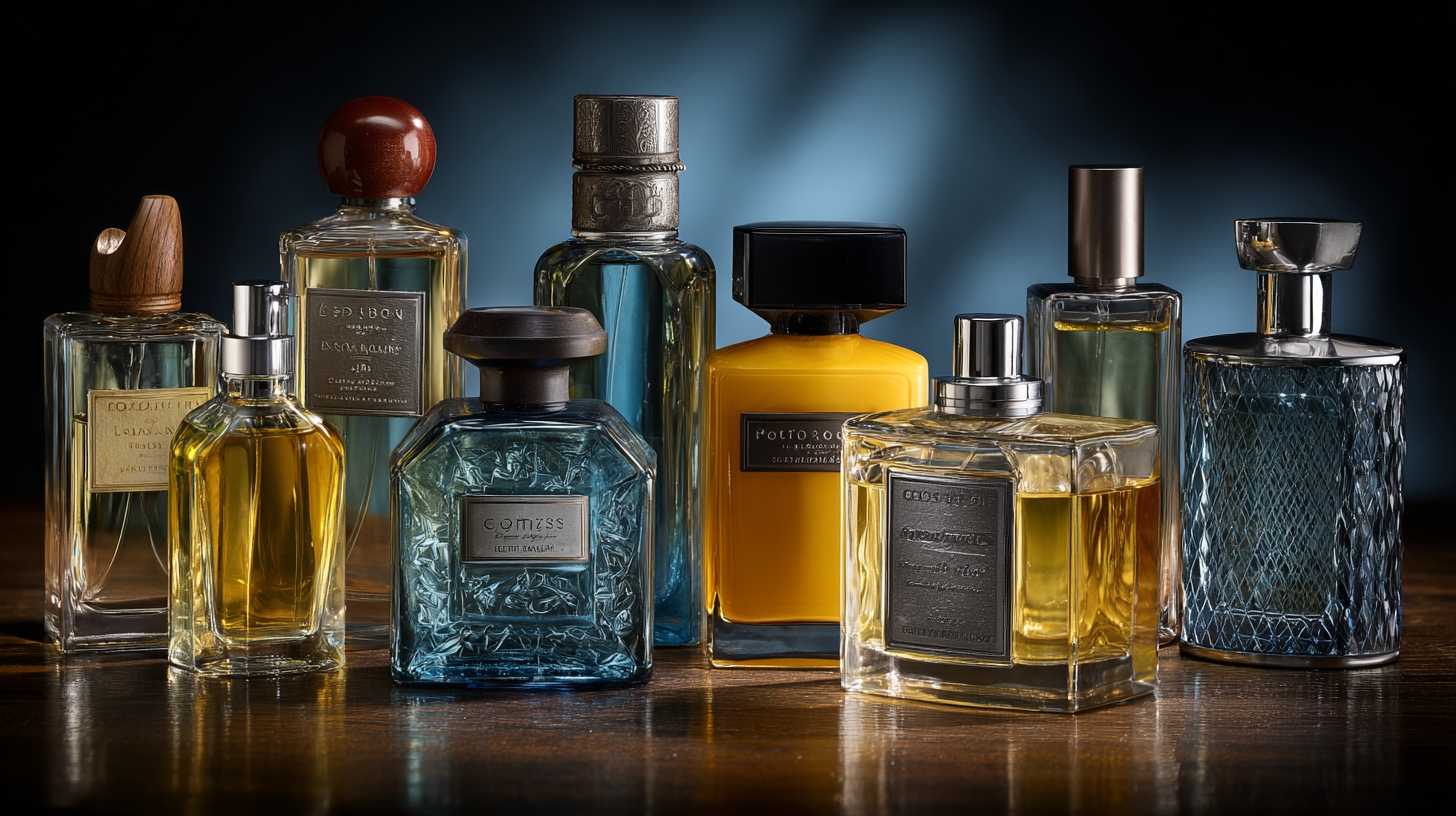 different exotic and classic bottles of