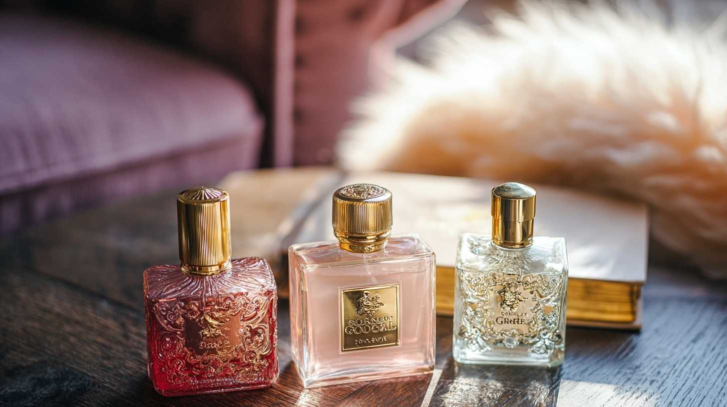 three long-lasting luxury perfume bottles