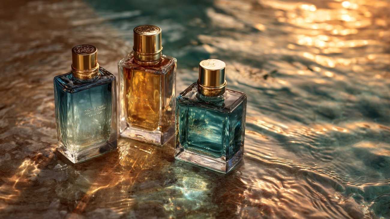 three nice bottles of pheromone perfumes for