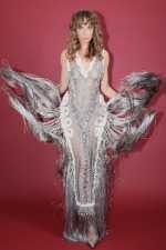 IRFE Silver Crochet Handmade Gown - image 10