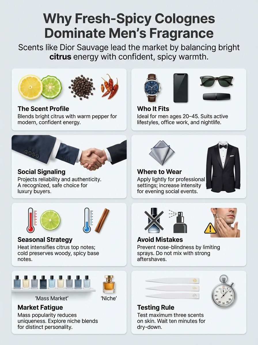Why Fresh-Spicy Colognes Keep Dominating Men’s Fragrance Why Fresh-Spicy Colognes Keep Dominating Men’s