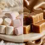 Soft airy gourmand vs richer caramel sweetness -