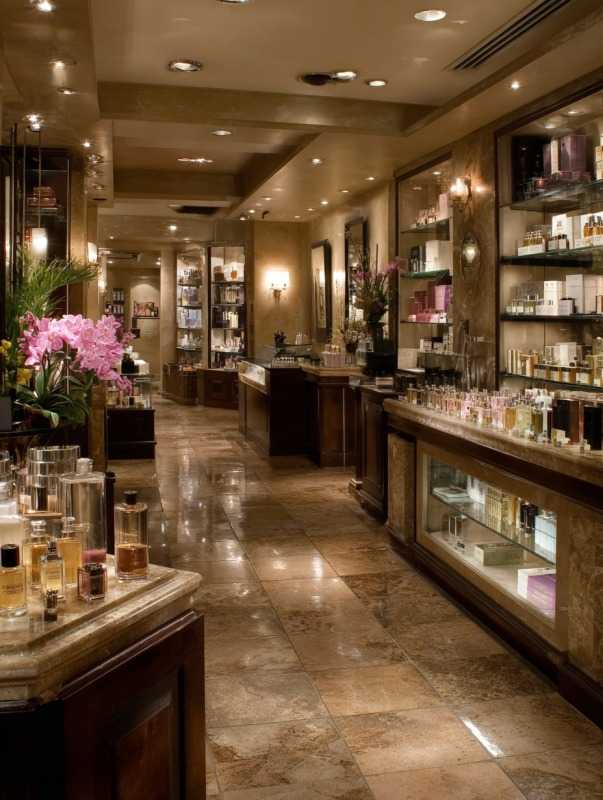high-end women-s fragrance boutique interior
