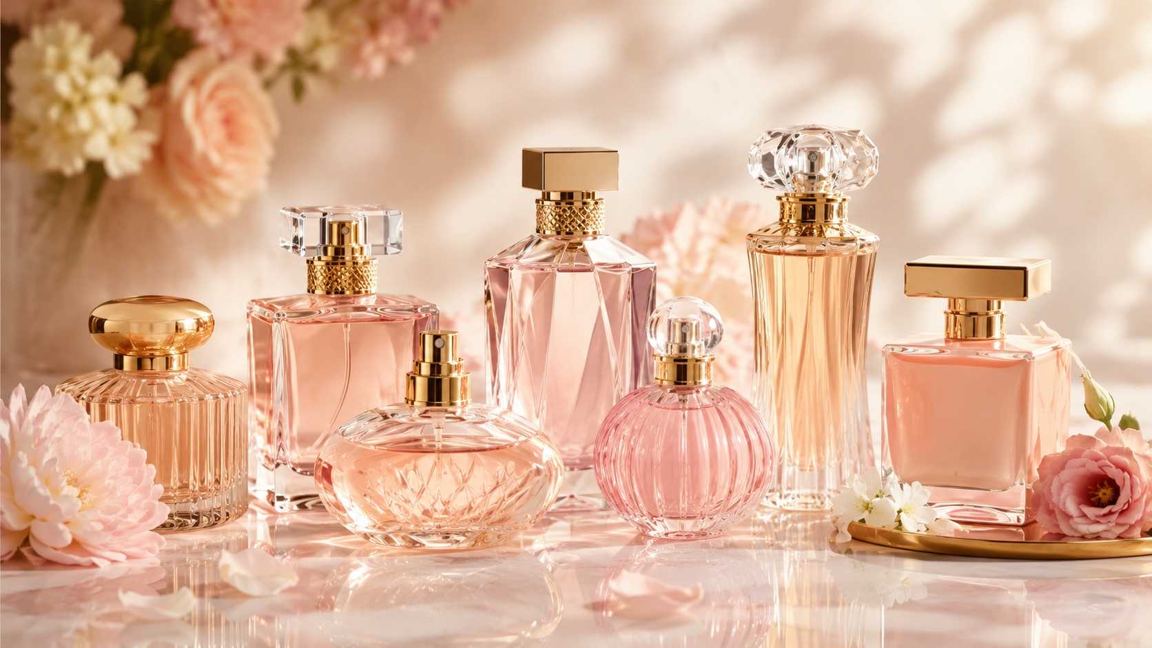 Best smelling perfumes for women displayed in