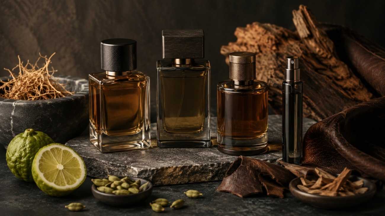Long-lasting men’s colognes with vetiver,