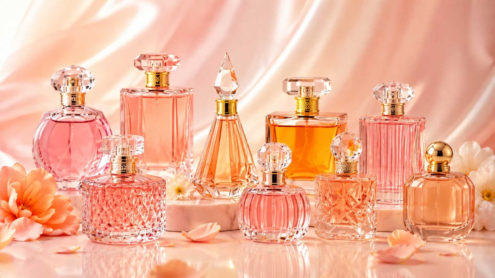 Top 10 Perfumes for Women stylized image in rose