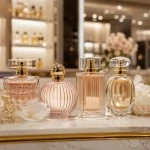 Luxurious musk perfume for women boutique display