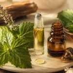 Patchouli oil perfume with aromatherapy