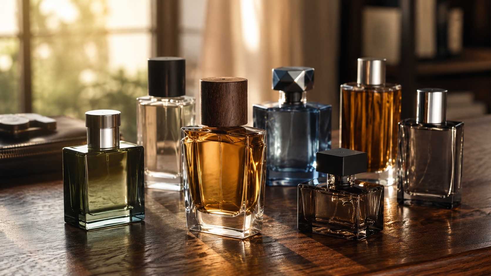 Selection of affordable men’s colognes in