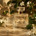 Jasmine perfume with white jasmine flowers