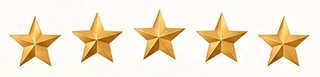 Five gold stars